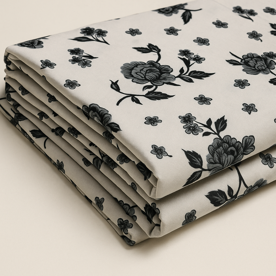 11.11 Sale Winter Cotton Digital Print 2 Piece Suit