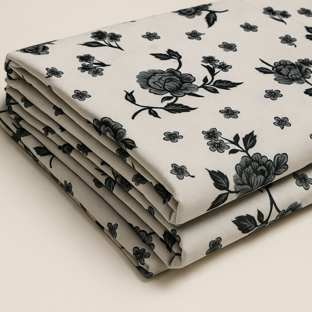 11.11 Sale Winter Cotton Digital Print 2 Piece Suit