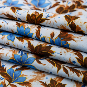 11.11 Sale Winter Cotton Digital Print 2 Piece Suit