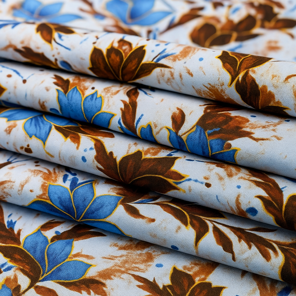 11.11 Sale Winter Cotton Digital Print 2 Piece Suit