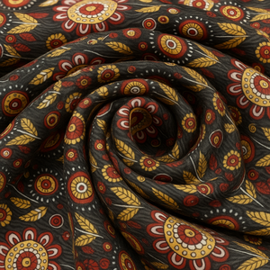 11.11 Sale Winter Cotton Digital Print 2 Piece Suit