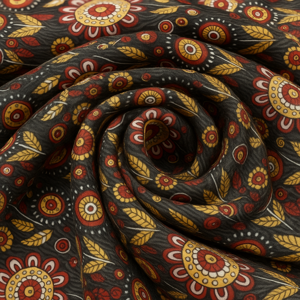 11.11 Sale Winter Cotton Digital Print 2 Piece Suit