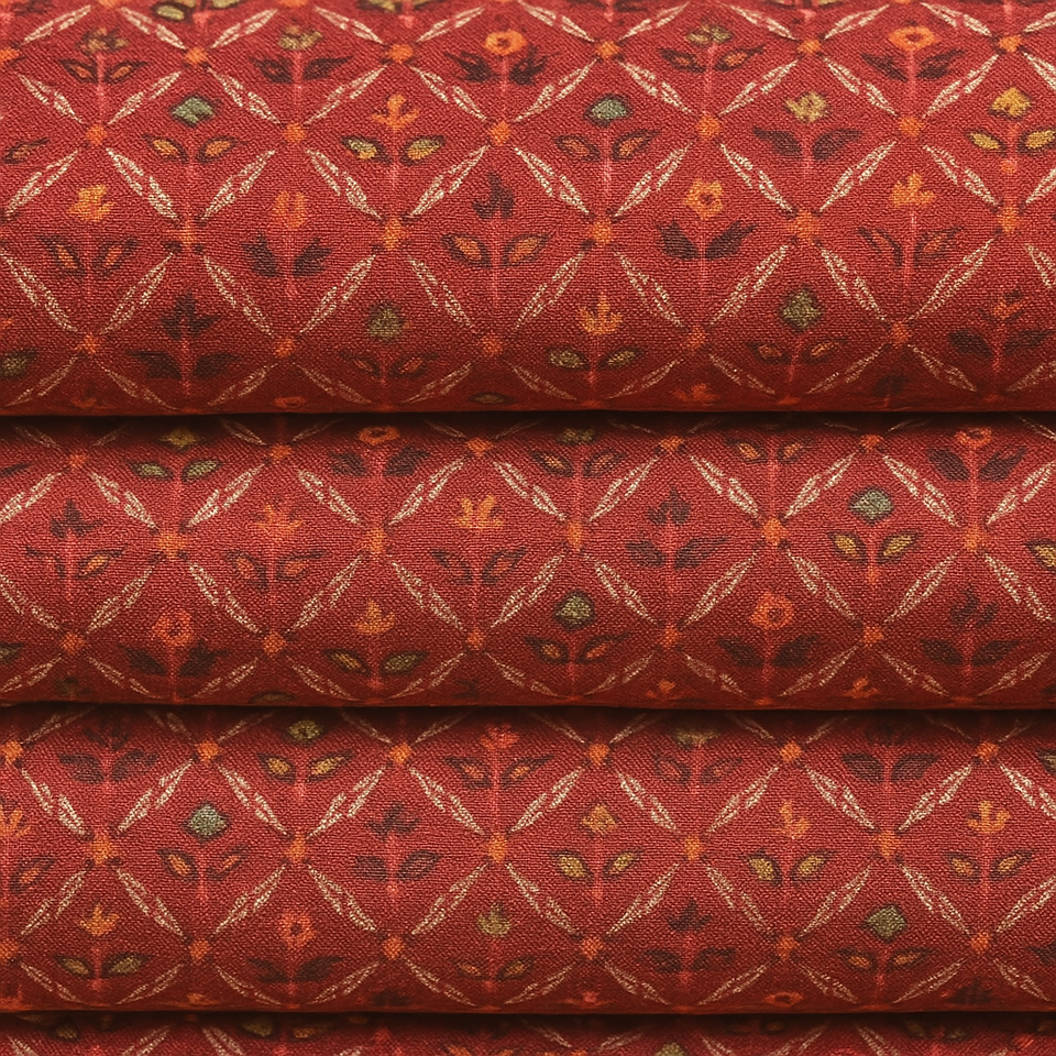 11.11 Sale Winter Cotton Digital Print 2 Piece Suit