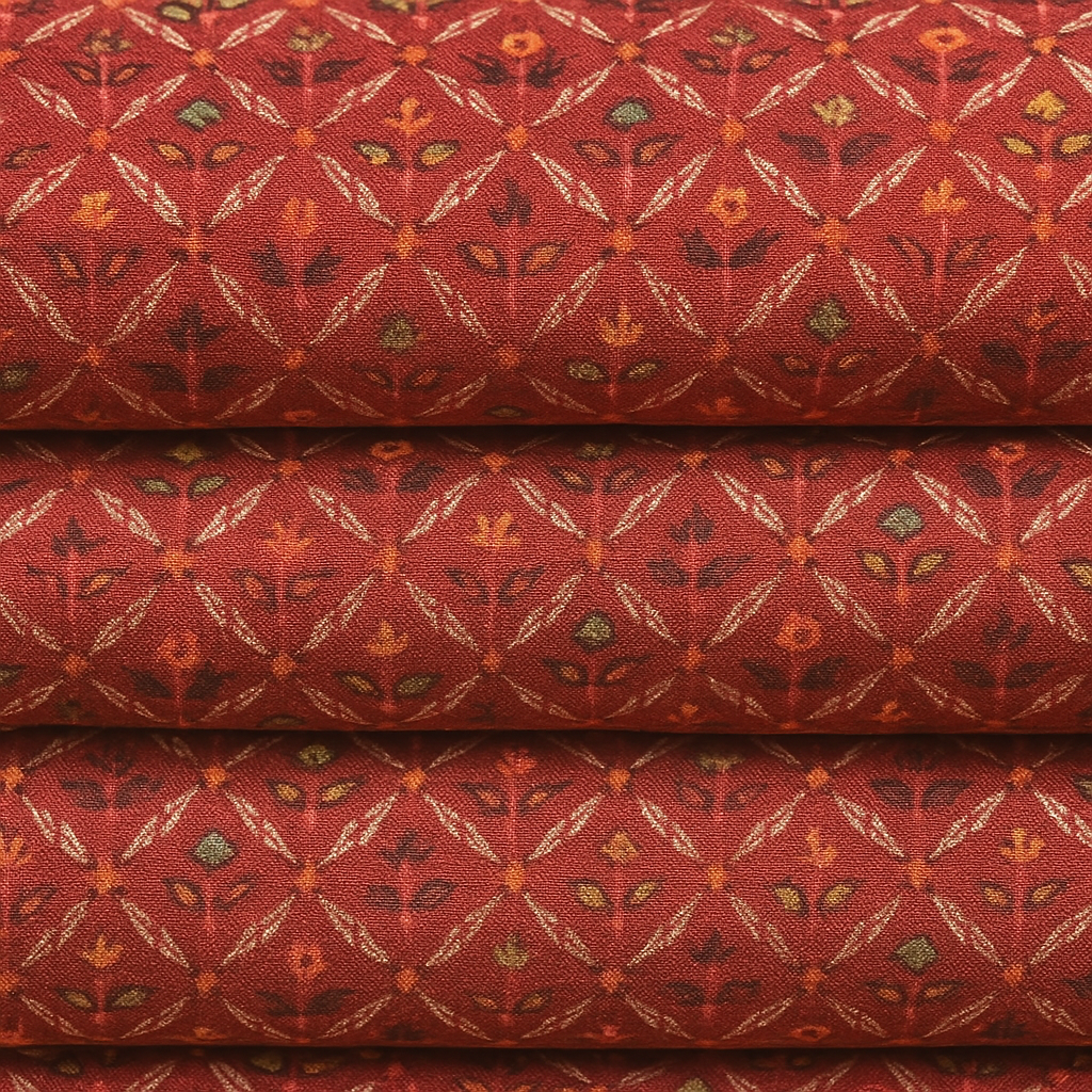 11.11 Sale Winter Cotton Digital Print 2 Piece Suit