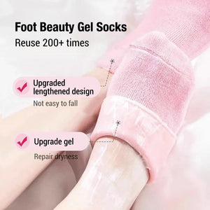 Moisturizing Socks - Silicone Socks for Dry Cracked Feet Women