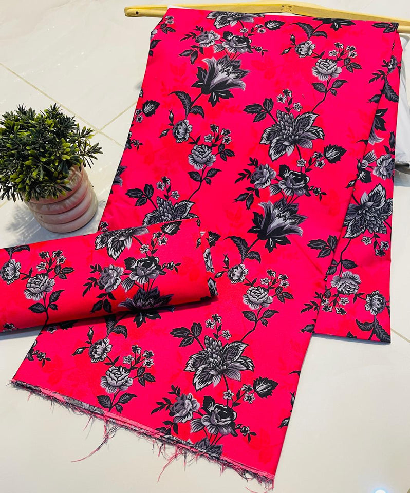 11.11 Sale Winter Cotton Digital Print 2 Piece Suit