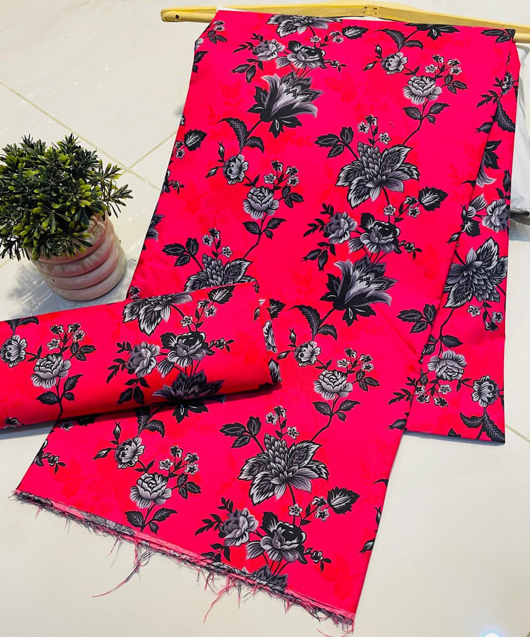 11.11 Sale Winter Cotton Digital Print 2 Piece Suit